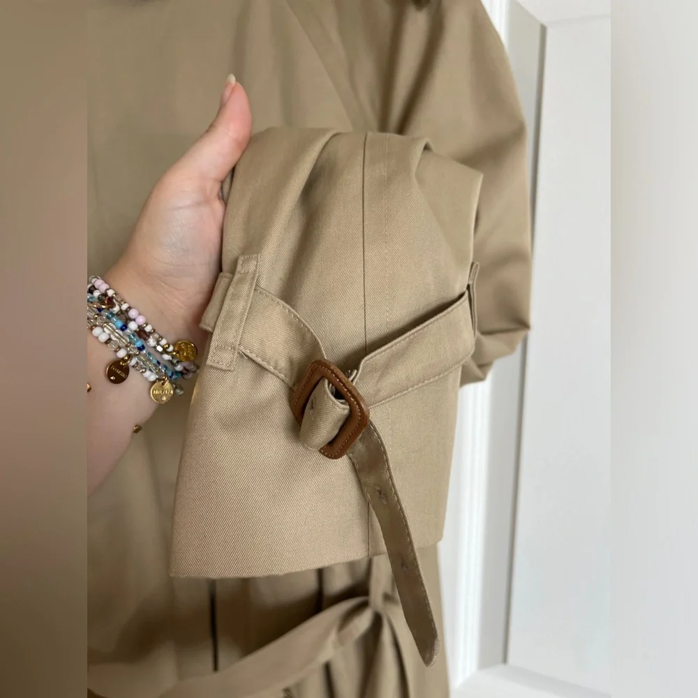 Vintage Burberry Long Kensington Heritage Trench Coat Wool Liner Men’s 42 Long - Picture 3 of 11